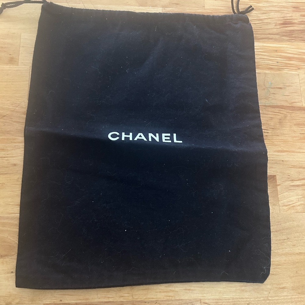 Chanel Black Drawstring Dust Bag